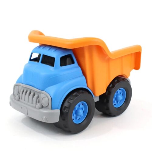 dump truck, blue/orange