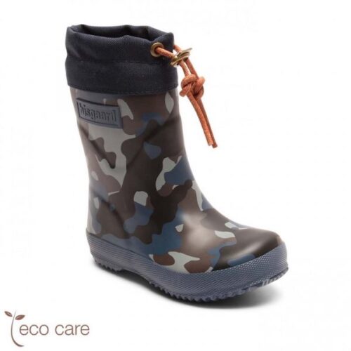 rubber boot camouflage blue