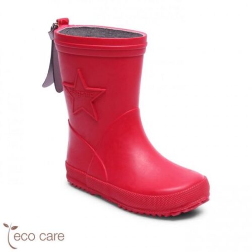 rubber boot star red