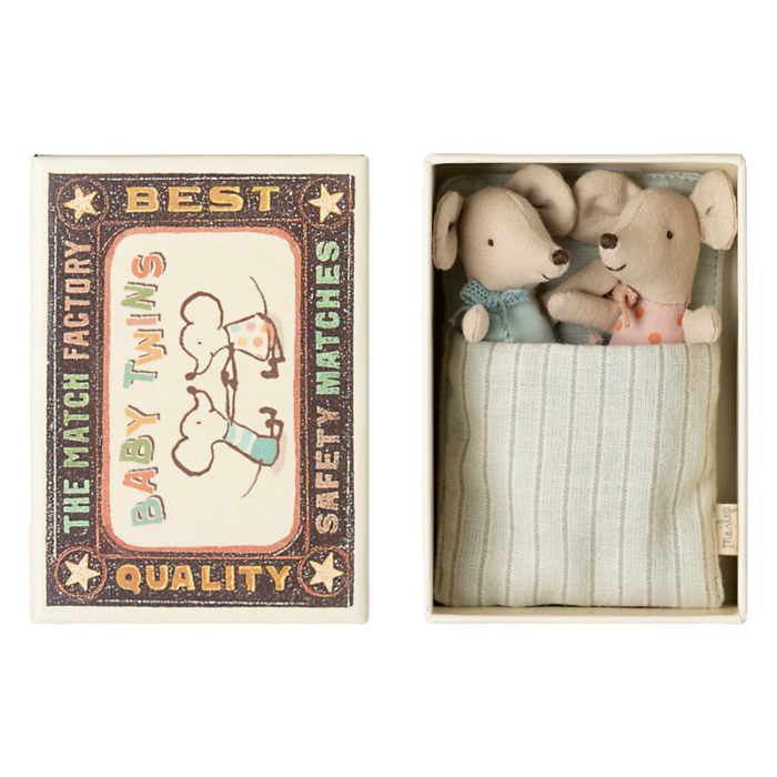 Twins, Baby mice in matchbox