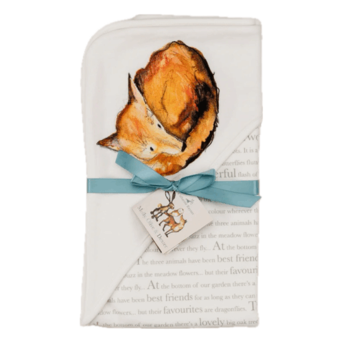 Dexter fox - Pure cotton baby blanket