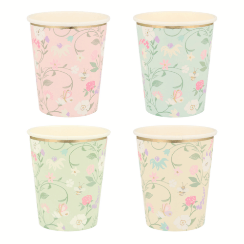 Ladurée X Meri Meri Paris Floral Cups (x 8)