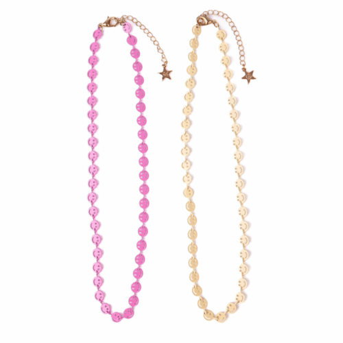 Boutique Chic Pink Lemonade Necklace, 2 styles assorted