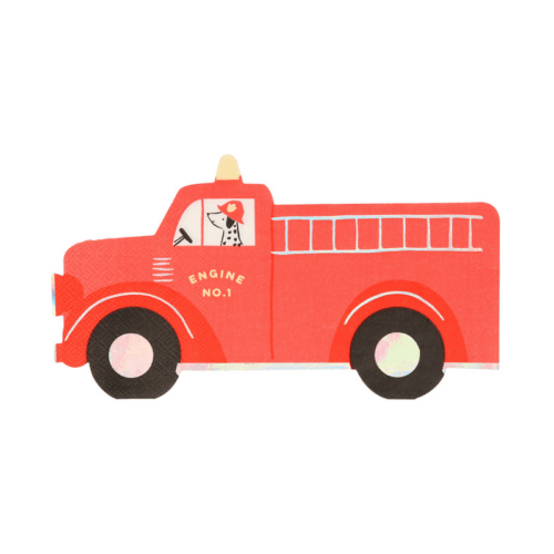Fire truck plates (x8)
