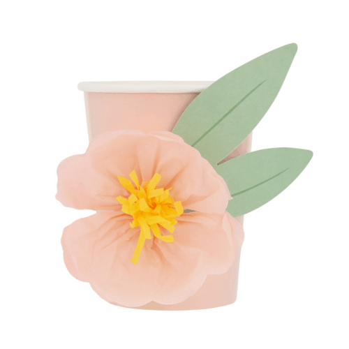 paper flower cups (x8)