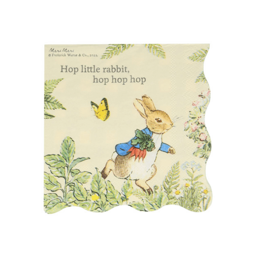 Peter Rabbit™ in the garden napkins small (x16)