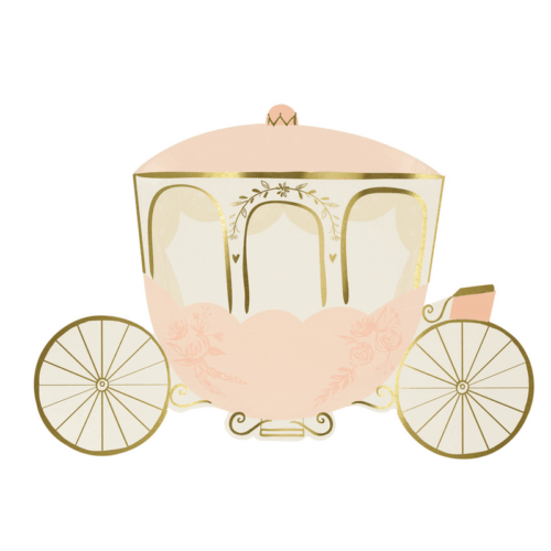 Princess carriage plates (x8)