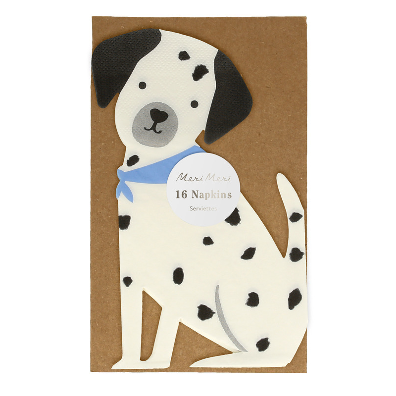Puppy napkins (x16)