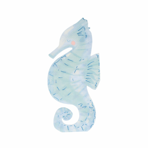 Seahorse napkins (x16)