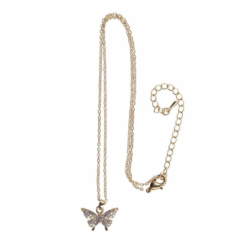 Boutique Butterfly Gem Necklace