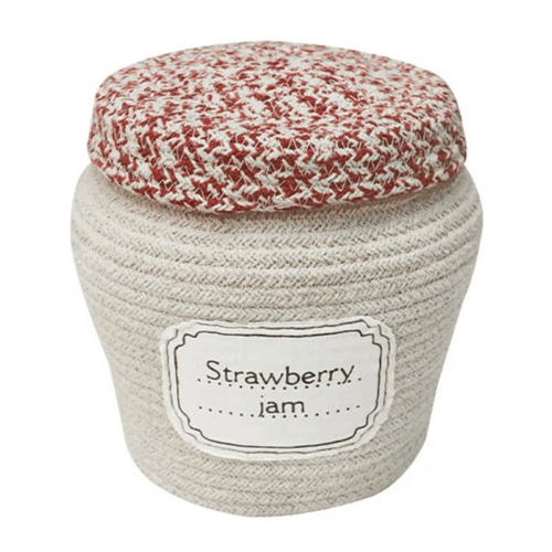 Basket jam jar