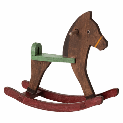 Rocking horse, Mouse - Dark brown