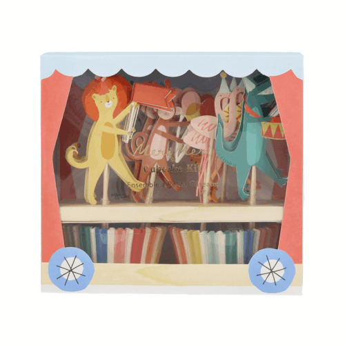 Animal parade cupcake kit