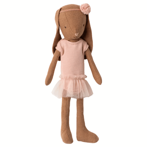 Bunny, Size 1 - Chocolate brown - Ballet suit and skirt rose
