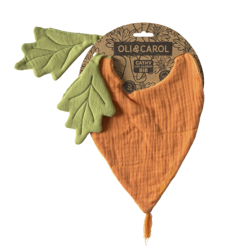 Cathy the Carrot Bib - Image 3