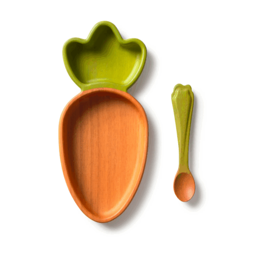 Cathy the Carrot Plate & Spoon Set
