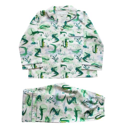 Crocodile Long Sleeved Pyjamas