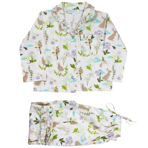Meadow Print Traditional Cotton Pyjamas