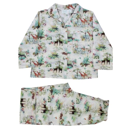 Vintage Safari Long Sleeved Pyjamas 4-5 years