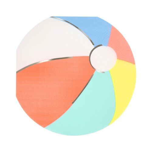 Beach ball napkins (x16)