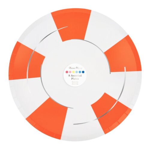 Pool float dinner plates (x8)