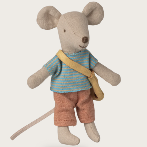 Little Brother Mouse with Bag