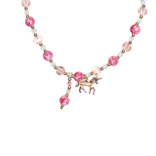 Boutique Pink Crystal Necklace, 2 ass