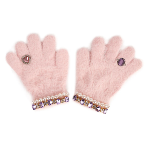 Boujee Bijou Gloves - Light Pink