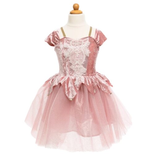 Holiday Ballerina Dress, Dusty Rose