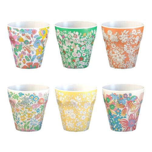 Liberty garden party reusable cups