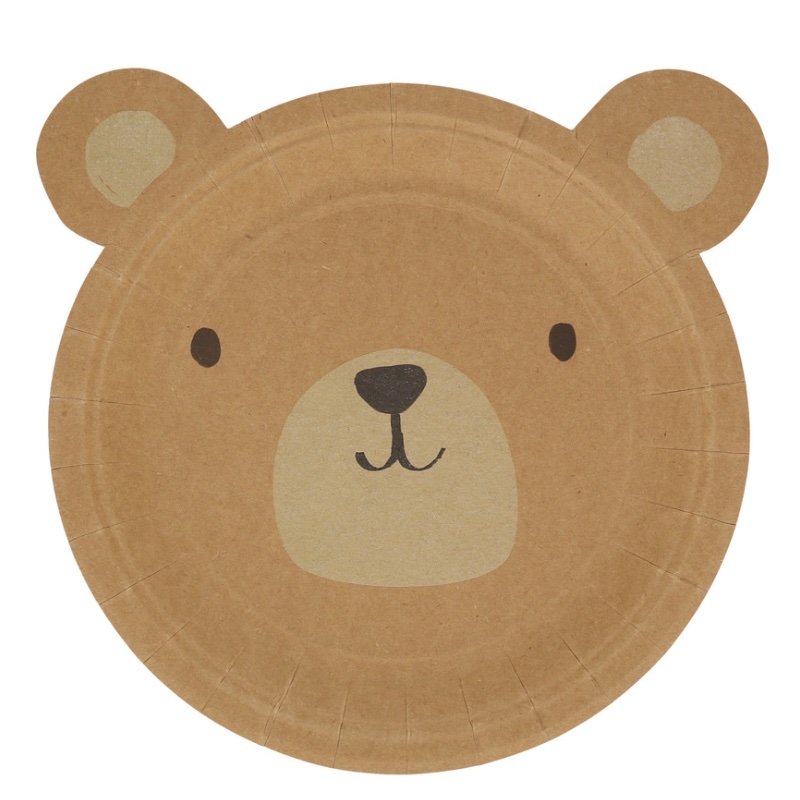 Woodland bear plates