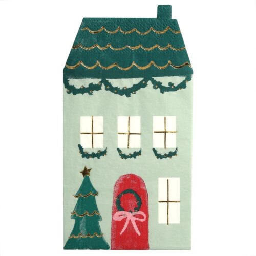 Festive House napkins (x16)