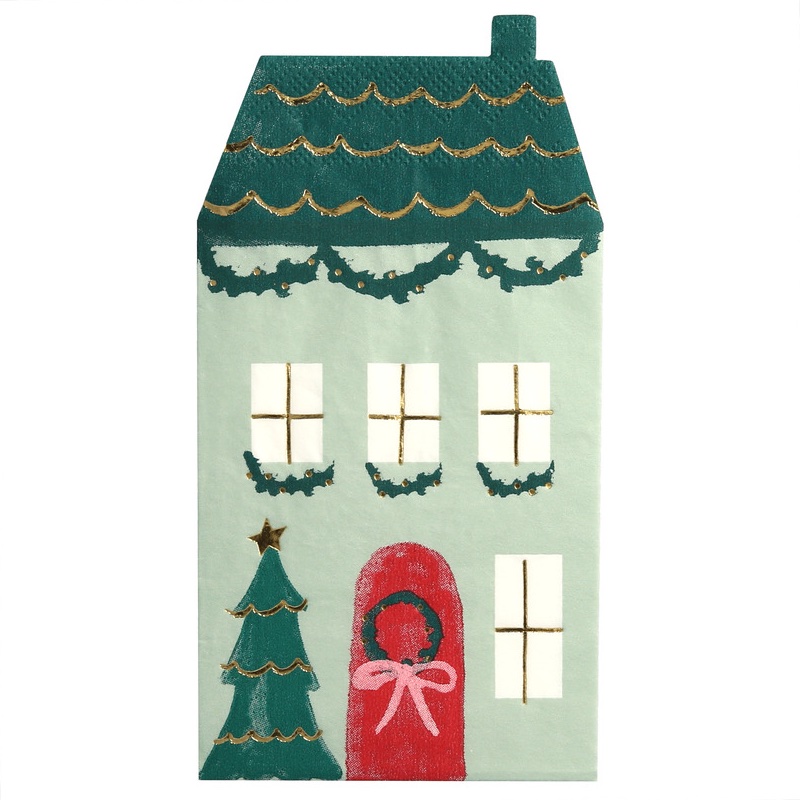 Festive House napkins (x16)