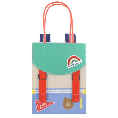 Woodland Adventure Backpack Party Bags (8x)