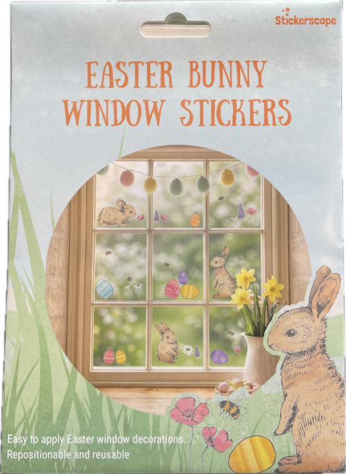 StickerScape Easter Bunny window stickers