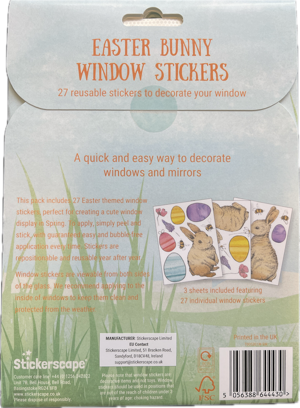 StickerScape Easter Bunny window stickers - Image 2