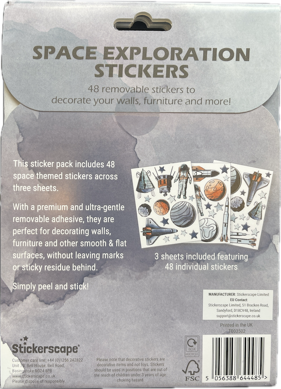Stickerscape Space Exploration wall stickers - Image 2