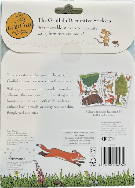 Stickerscape The Gruffalo wall stickers - Image 2