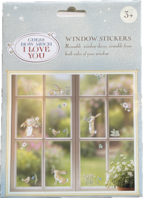 Stickerscape Guess How Much I Love You window stickers