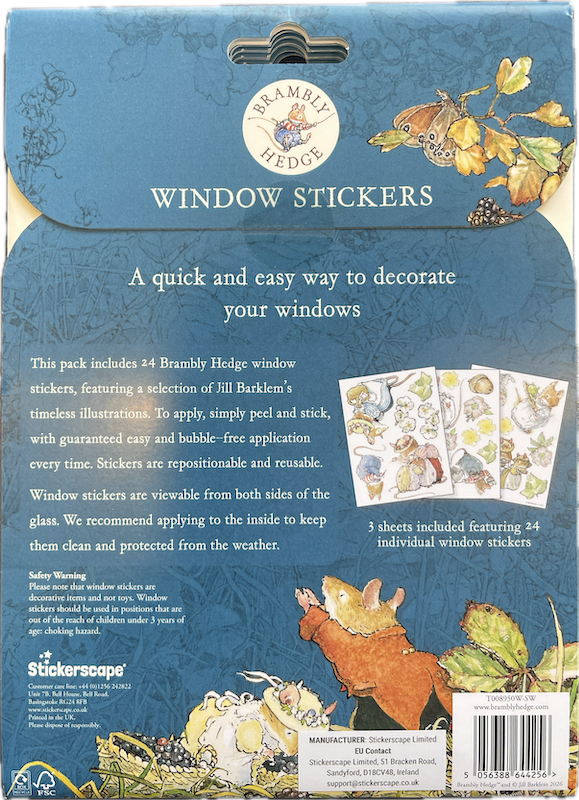 Stickerscape Brambly Hedge window stickers - Image 2