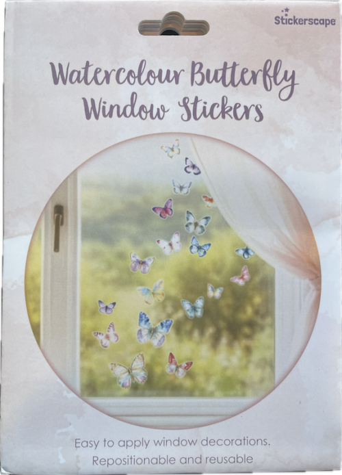 Stickerscape Watercolour Butterfly window stickers