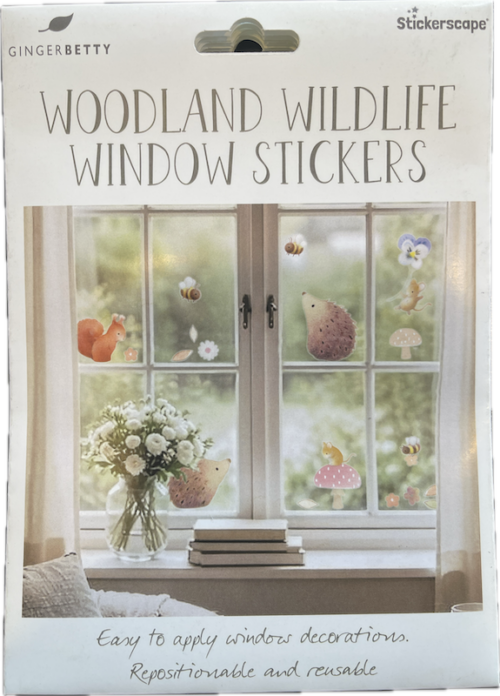 Stickerscape Woodland Wildlife window stickers
