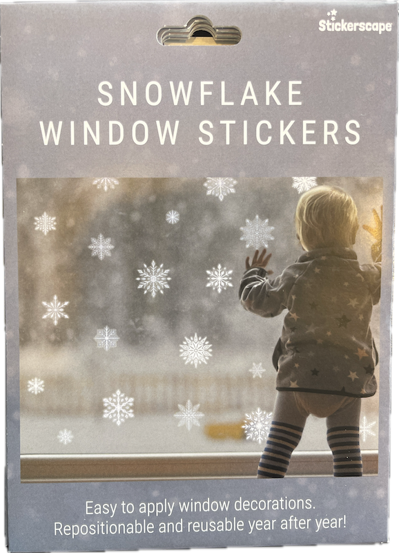 Stickerscape Snowflake window stickers