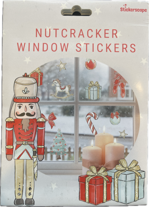 Stickerscape Nutcracker Winter window stickers