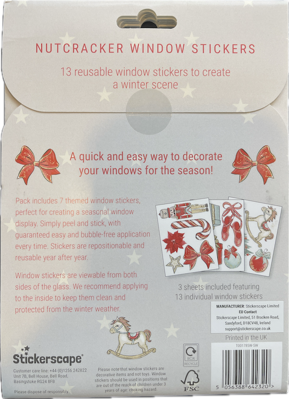 Stickerscape Nutcracker Winter window stickers - Image 2